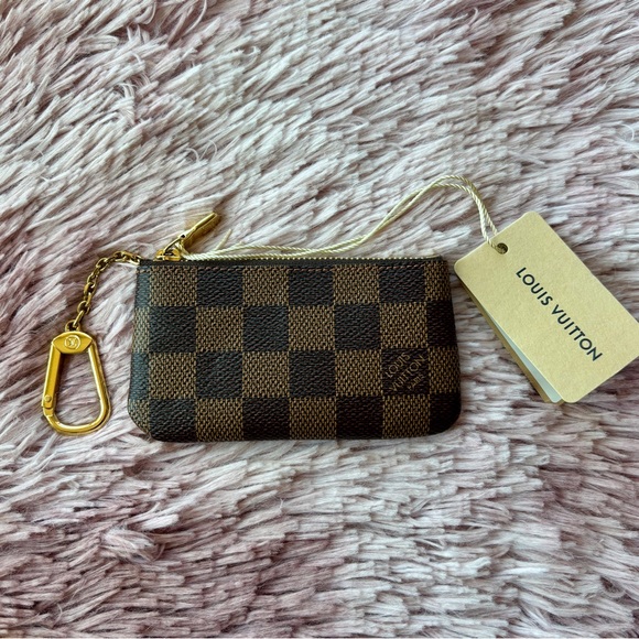 NWT Louis Vuitton Damier Ebene Key Pouch - Picture 2 of 8